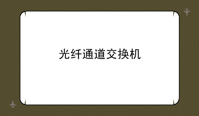 光纤通道交换机
