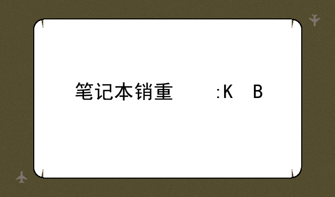 笔记本销量排名