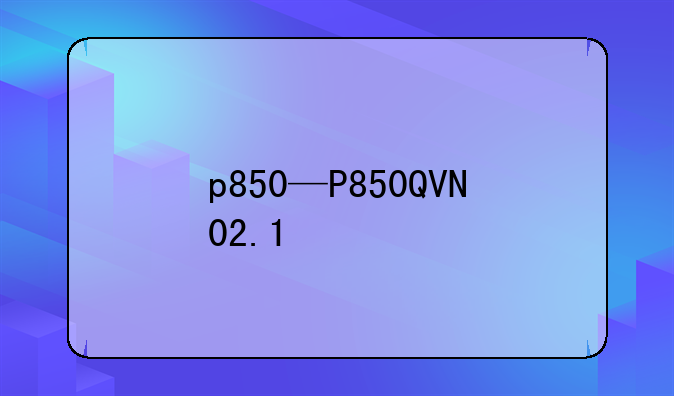 p850—P850QVN02.1