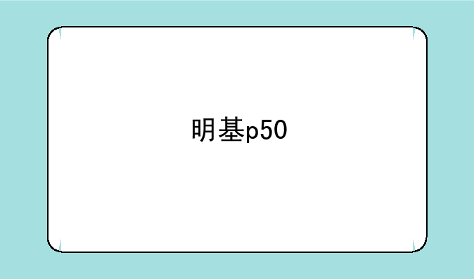 明基p50