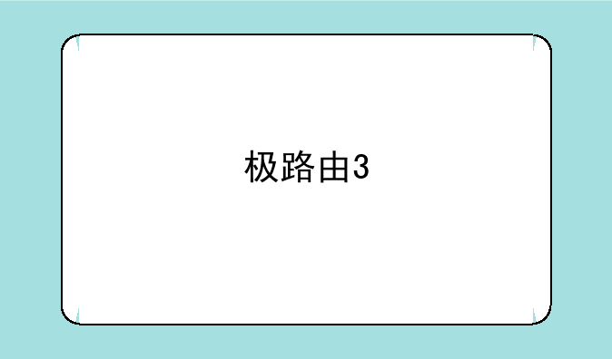 极路由3