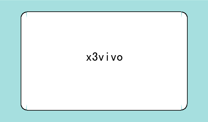 x3vivo